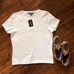 Ralph Lauren Polo Women’s White Tee – XL – Brand New with Tags